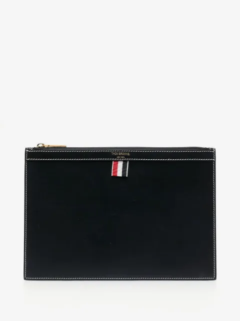 Thom Browne bolsa de mano con motivo 4-Bar