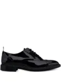 Thom Browne patent leather oxford shoes - Black