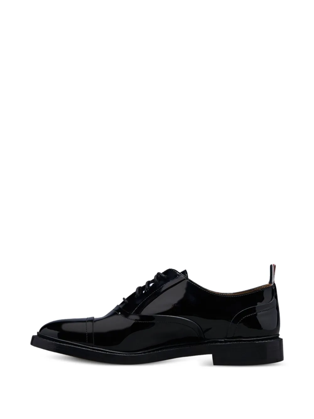 Thom Browne patent leather oxford shoes Black