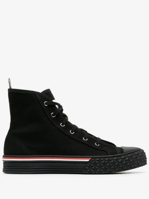 Thom Browne RWB striped high-top sneakers