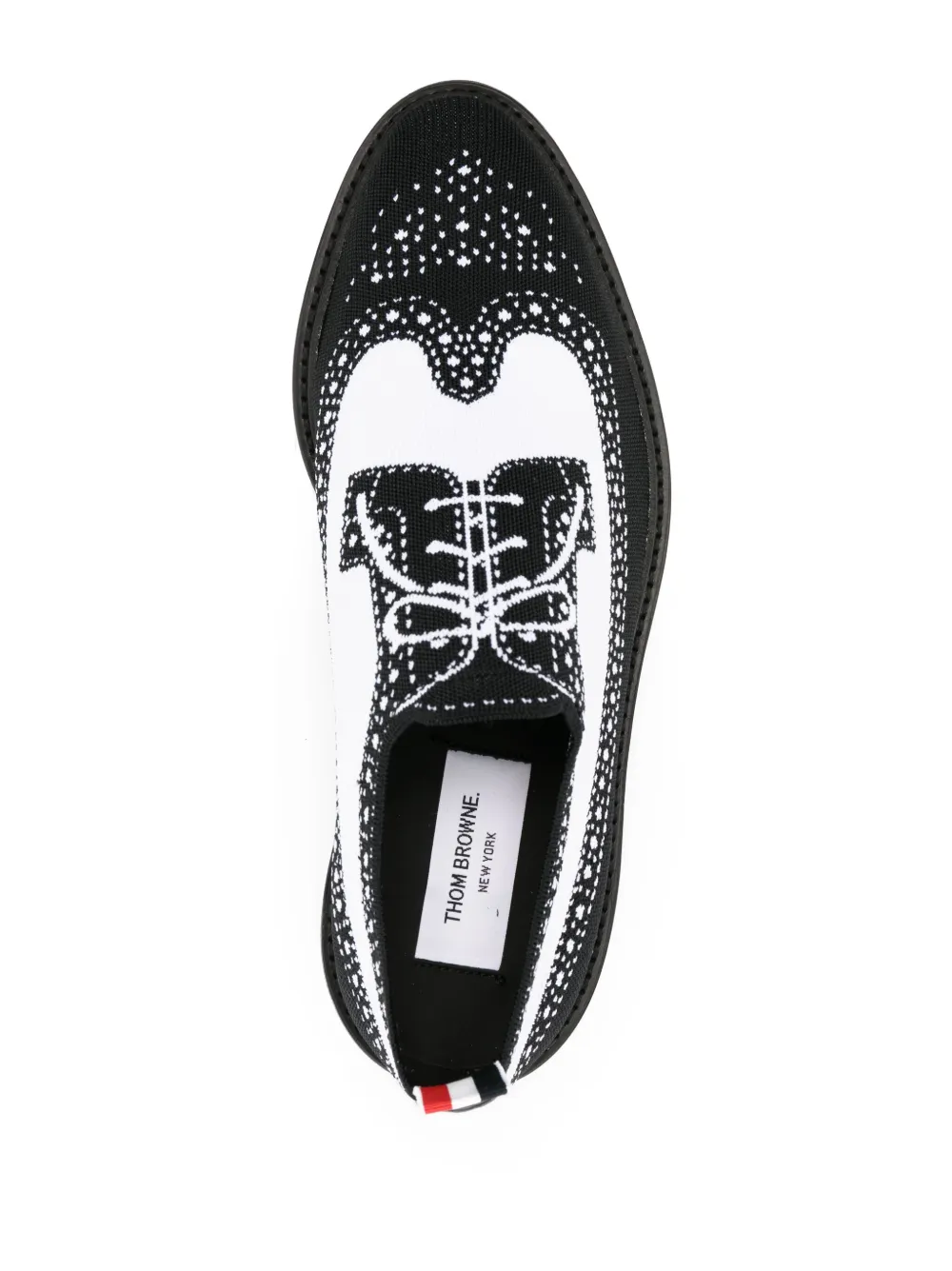 Thom Browne Trompe L'Oeil loafers Zwart