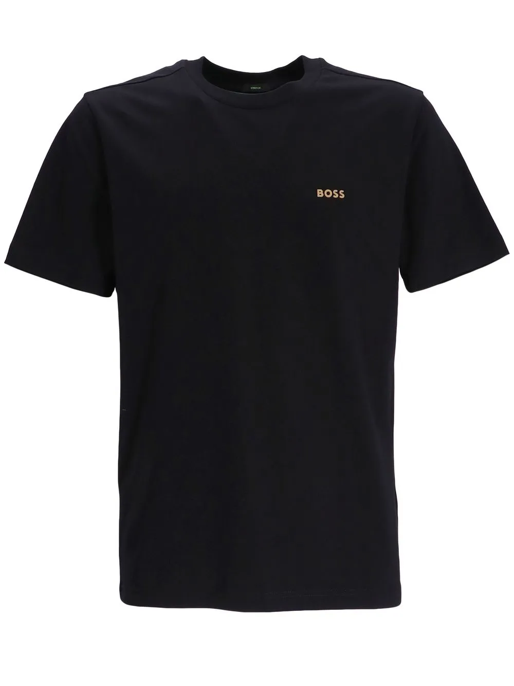 

BOSS logo print cotton T-shirt - Black