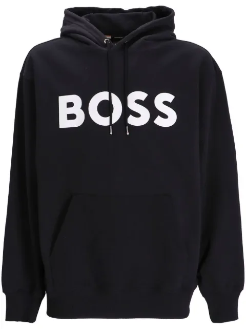 BOSS Moletom de capuz ajustável com logo