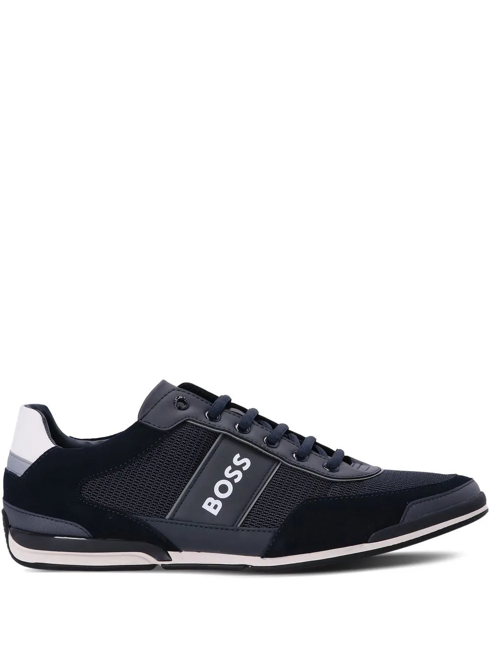 BOSS Reflective Logo Mesh Sneakers Smart Closet