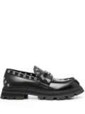 Alexander McQueen eyelet-embellished chunky loafers - Black