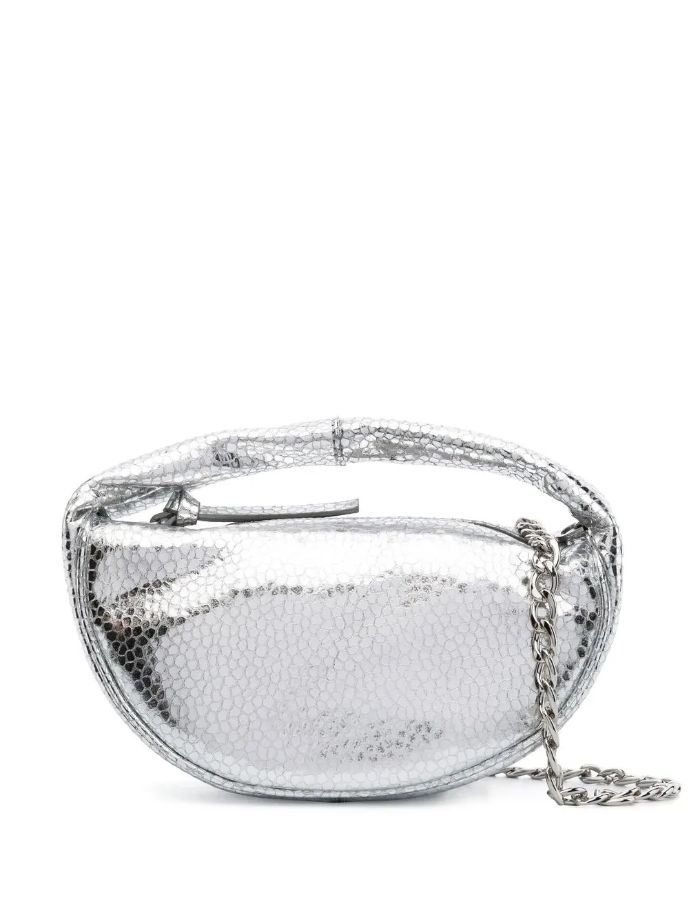 

BY FAR Baby Cush tote bag - Silver