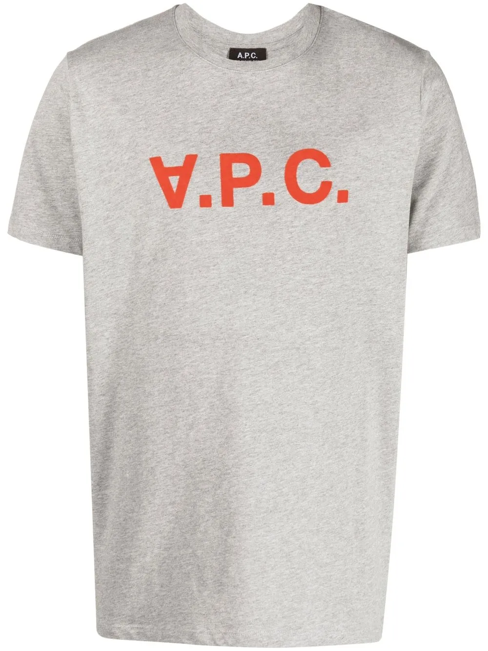 

A.P.C. logo-print cotton T-shirt - Grey