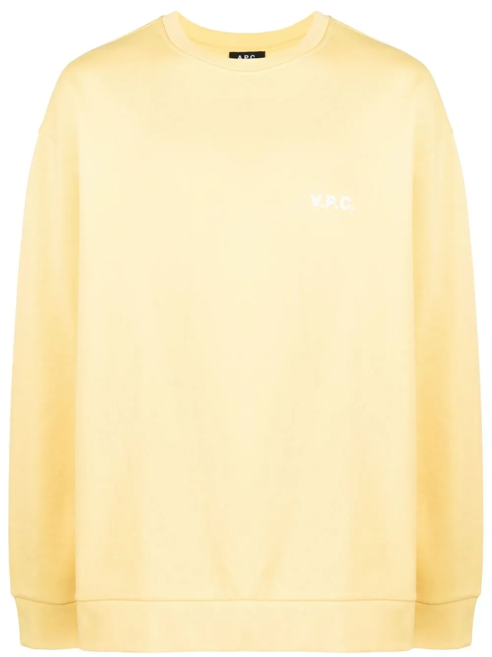 

A.P.C. sudadera con logo estampado - Amarillo