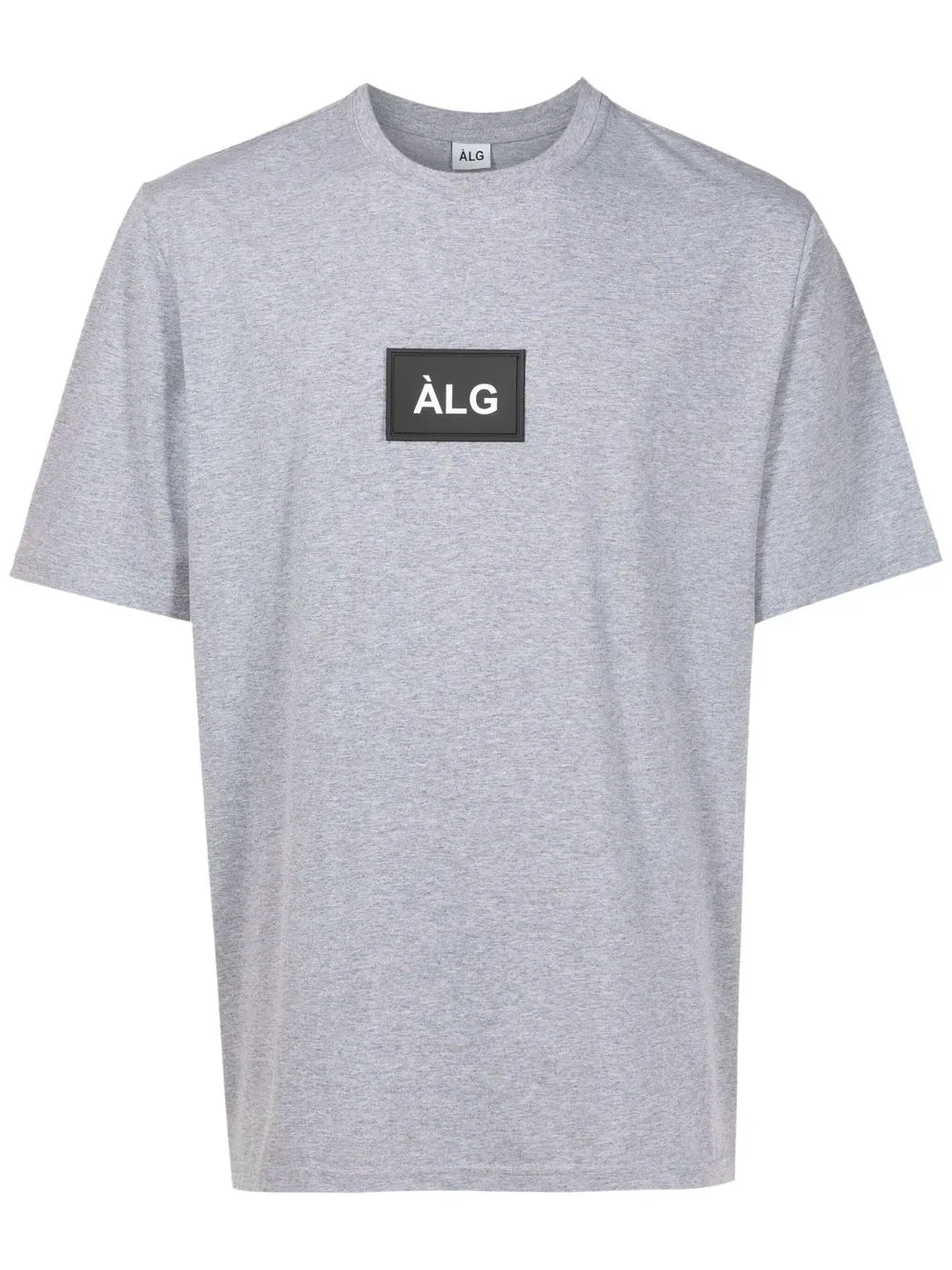 Àlg Camiseta de algodão com logo | Cinza | Image 1