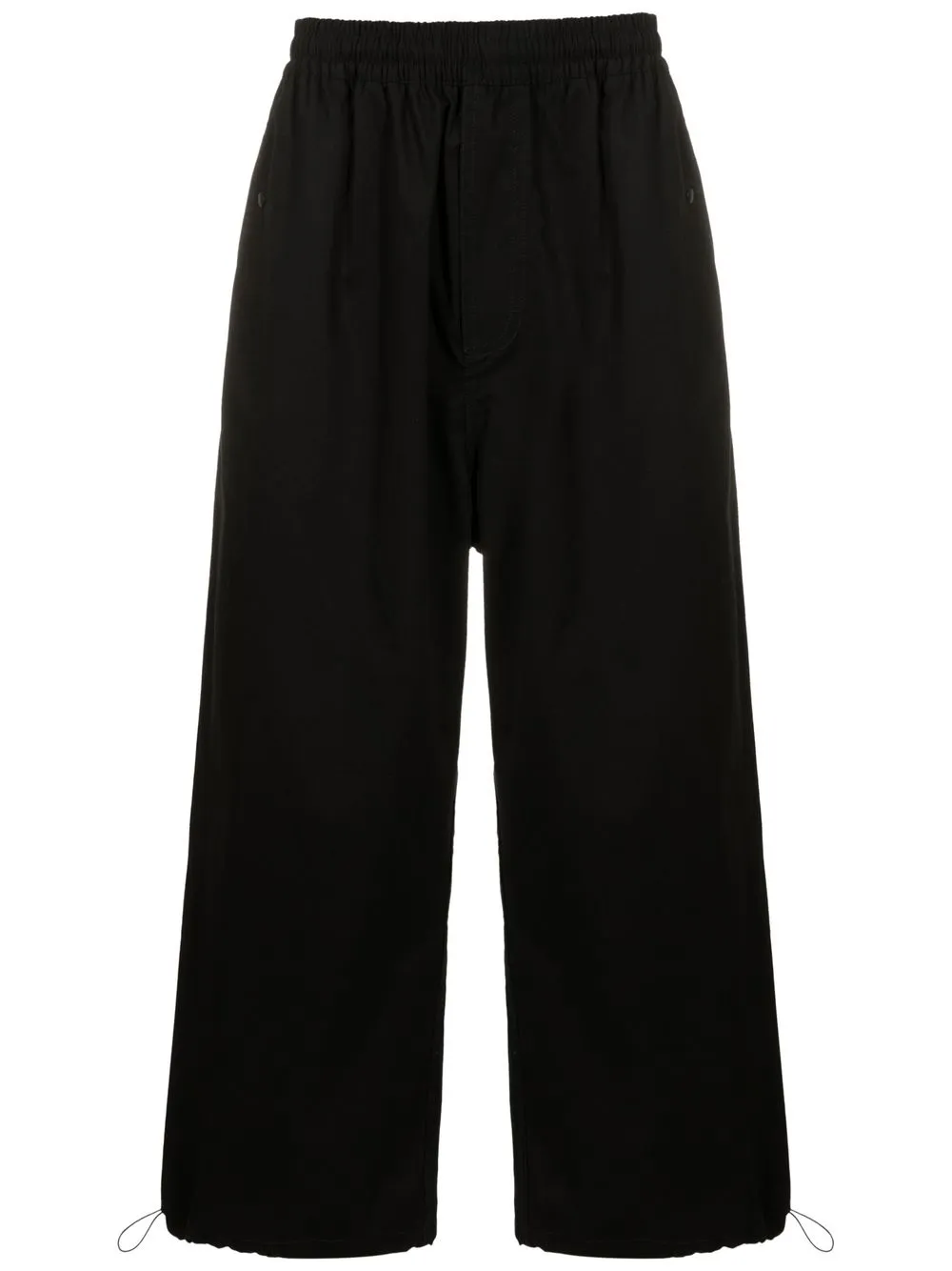 Àlg Calça wide leg com patch de logo | Preto | Image 1