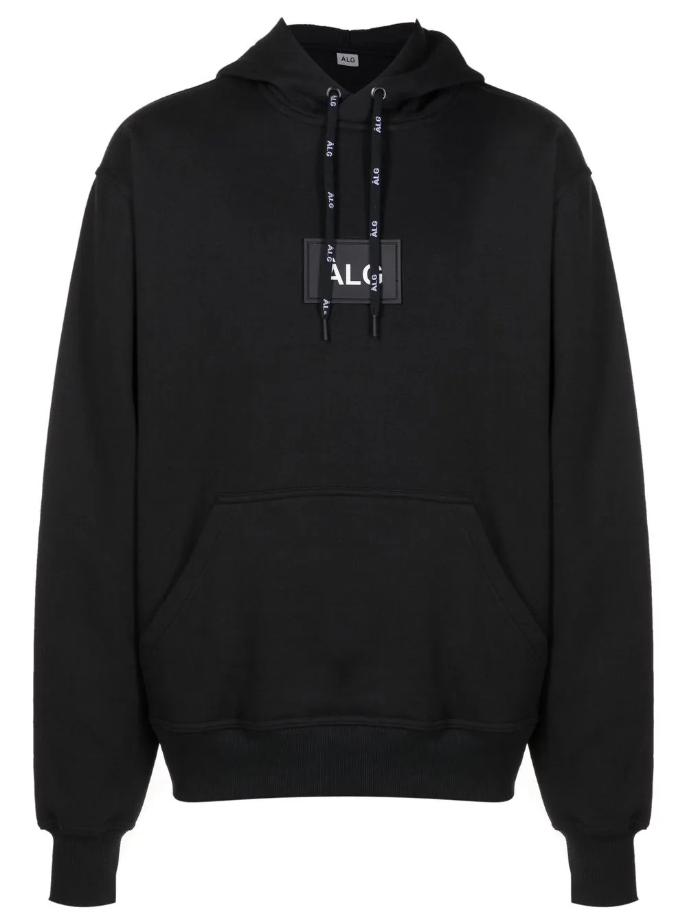 Àlg Moletom de capuz com logo | Preto | Image 1