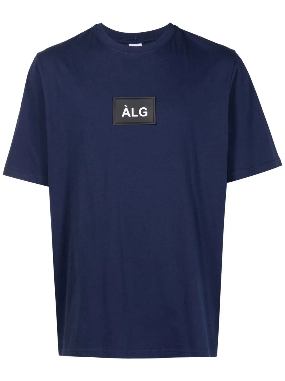 Àlg Camiseta de algodão com patch de logo | Roxo | Image 1