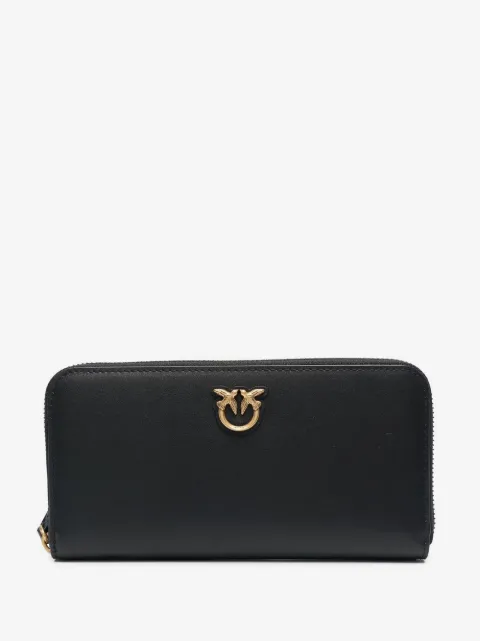 PINKO Ryder logo-plaque leather wallet
