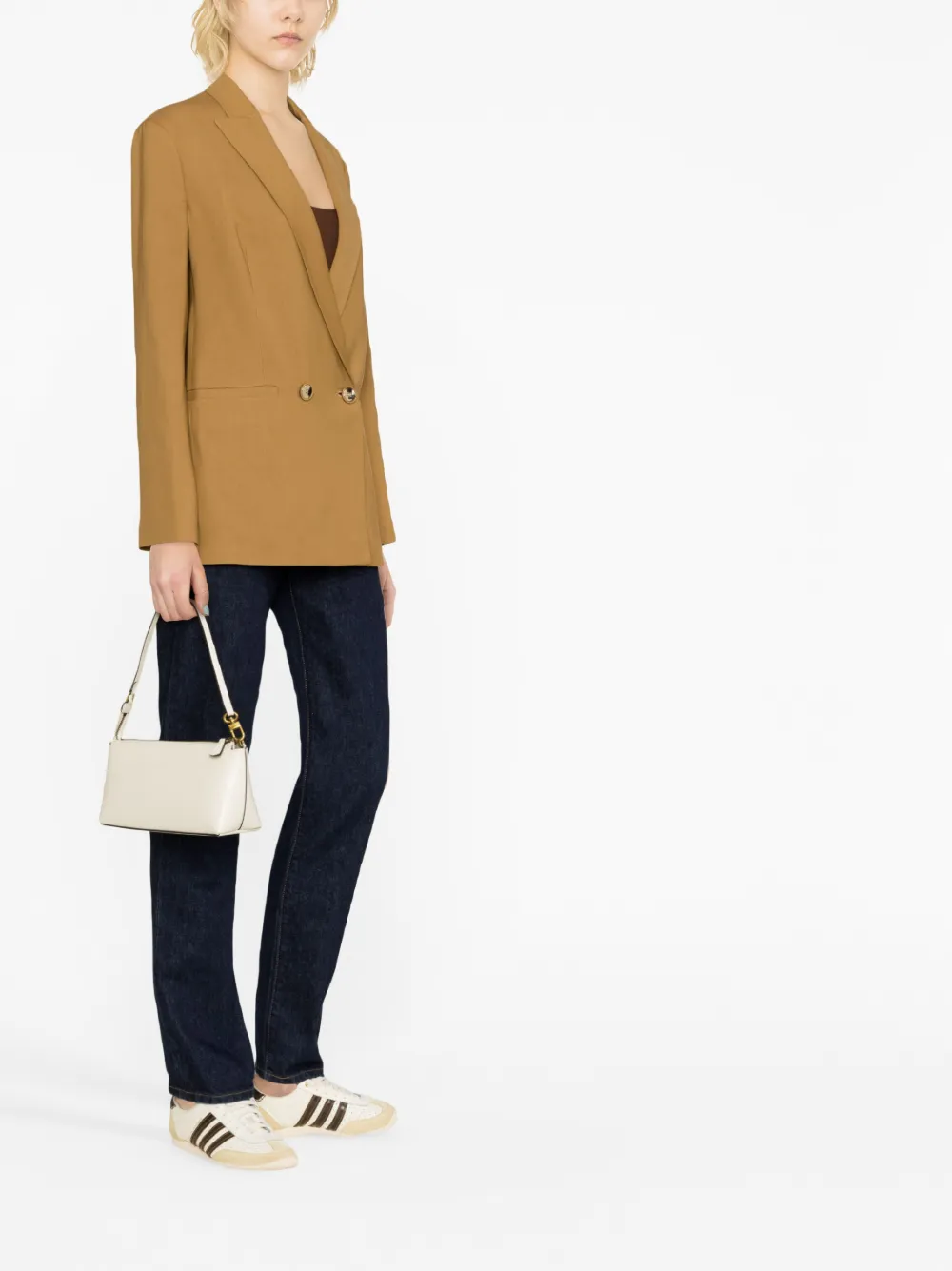 PINKO Blazer met dubbele rij knopen - Bruin