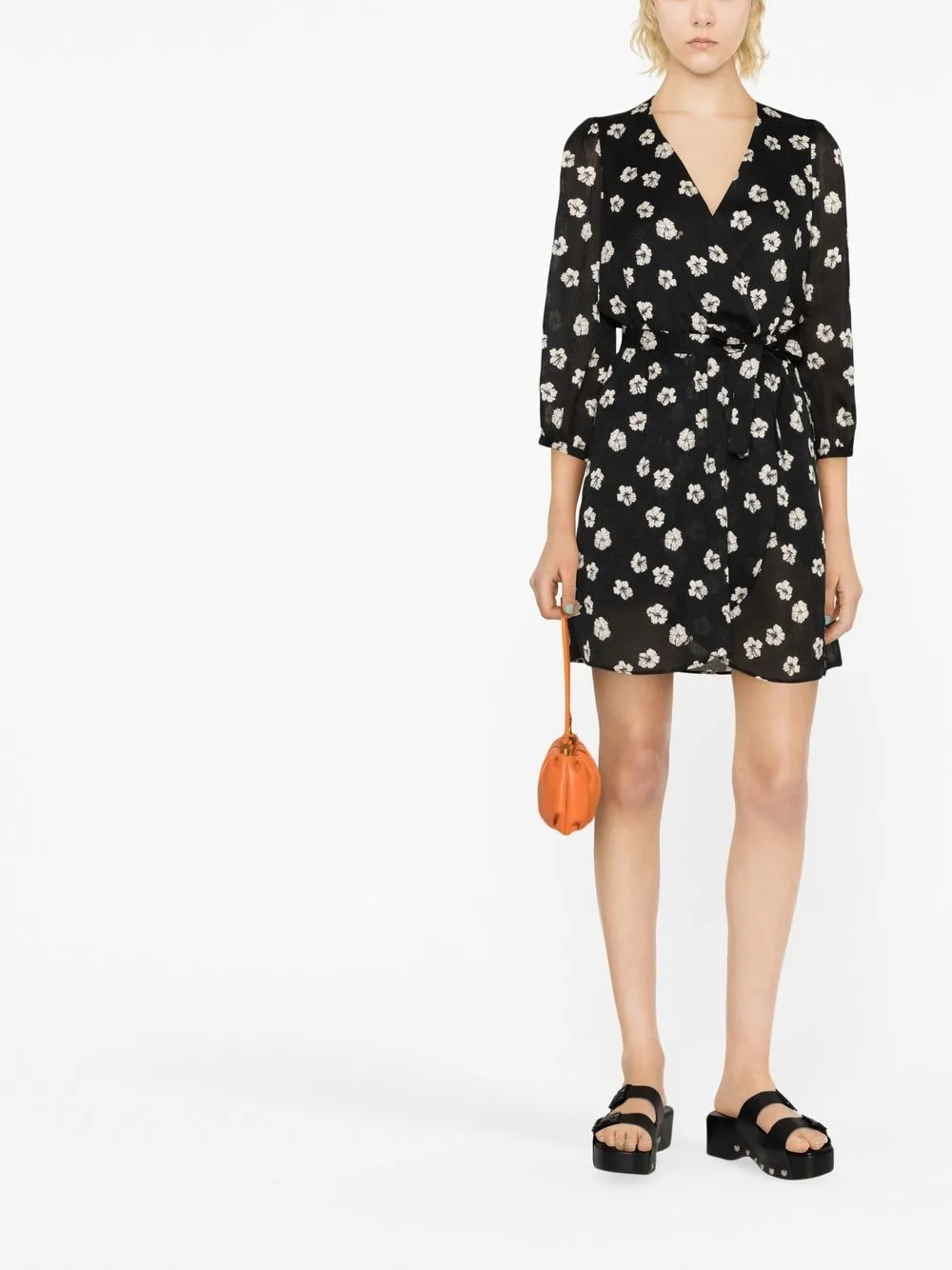 PINKO Mini-jurk met print - Zwart