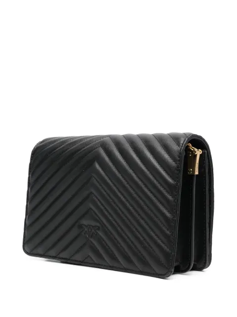 PINKO Classic Click V-quilted Love bag 100063A0GKZ99Q - 2