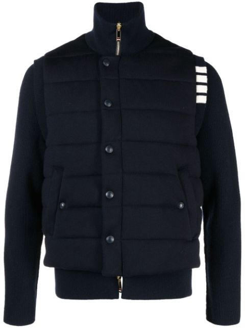Thom Browne stripe-detail padded jacket