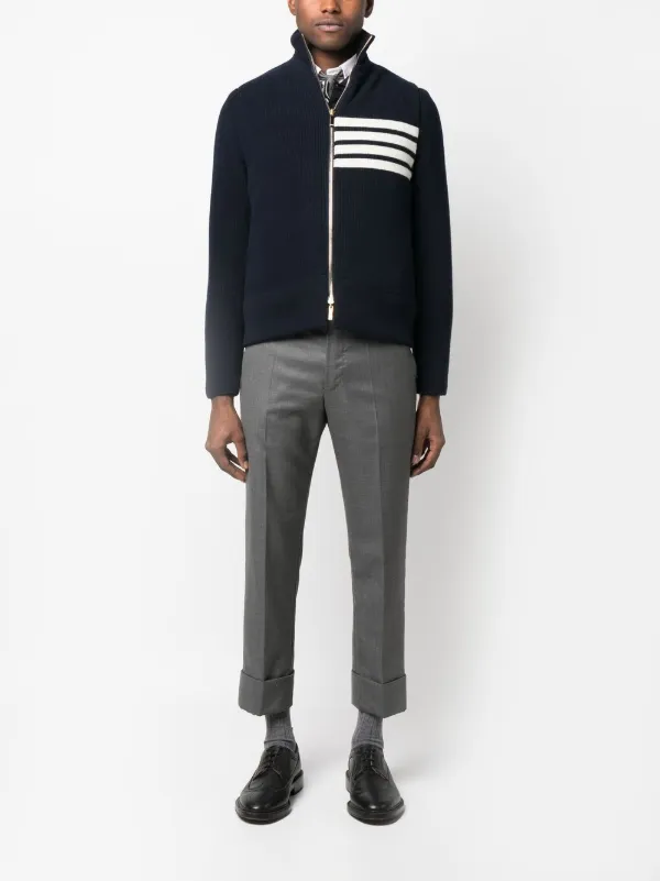 THOM BROWNE. ダブルジャケット Pinstripe High Twist Wool Sportcoat | Thom Browne