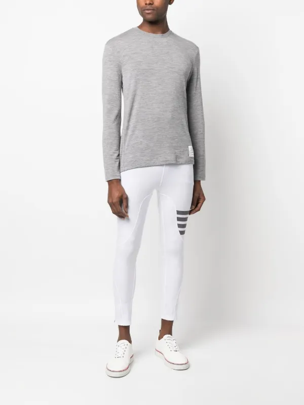 Thom Browne ラウンドネック セーター | グレー | FARFETCH JP