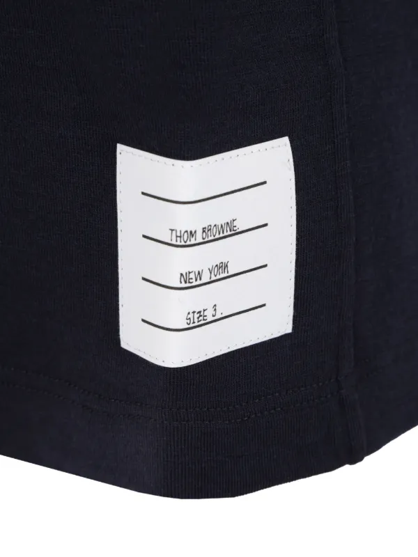 Thom Browne｜ (MJS219A J0084 055) Wool Jersey 4-Bar Tee | Thom Browne