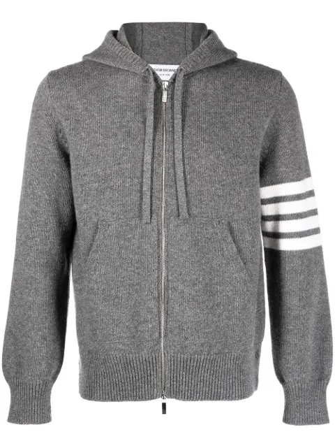 Thom Browne hoodie con motivo 4-Bar