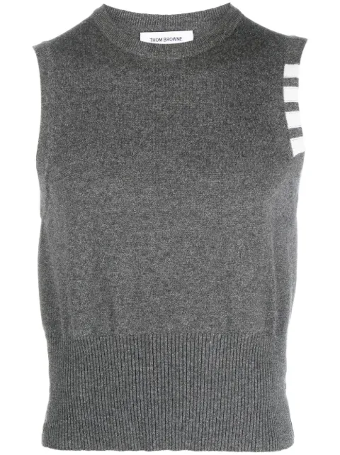 Thom Browne stripe-detail knit vest