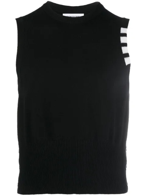 Thom Browne stripe-detail knit vest