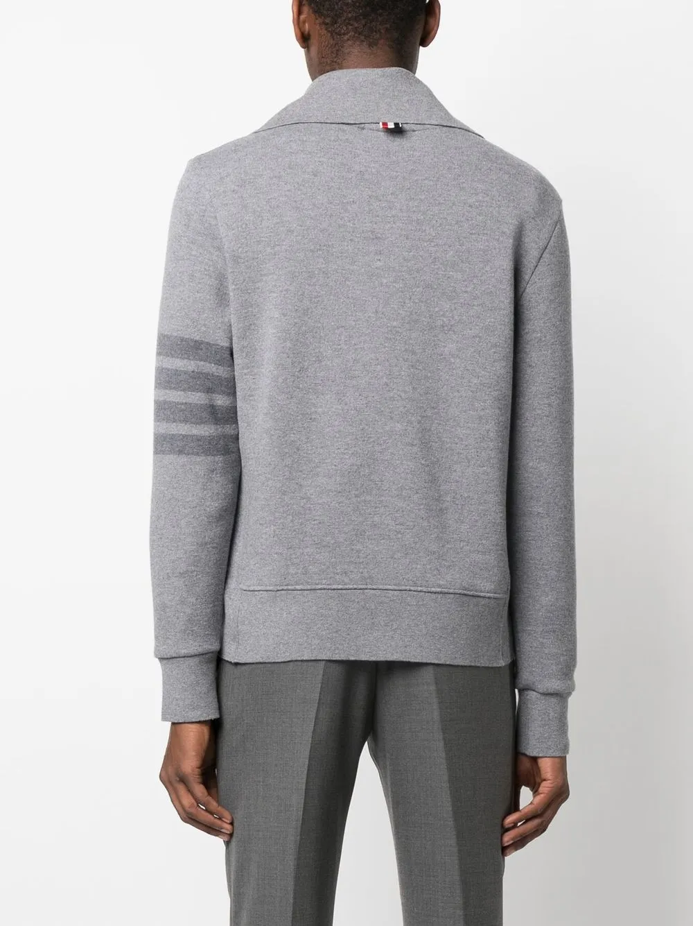 Thom Browne stripe-detail knit jumper | Clothing | Image 4