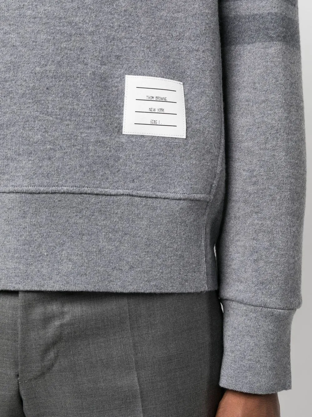 Thom Browne stripe-detail knit jumper | Image 5
