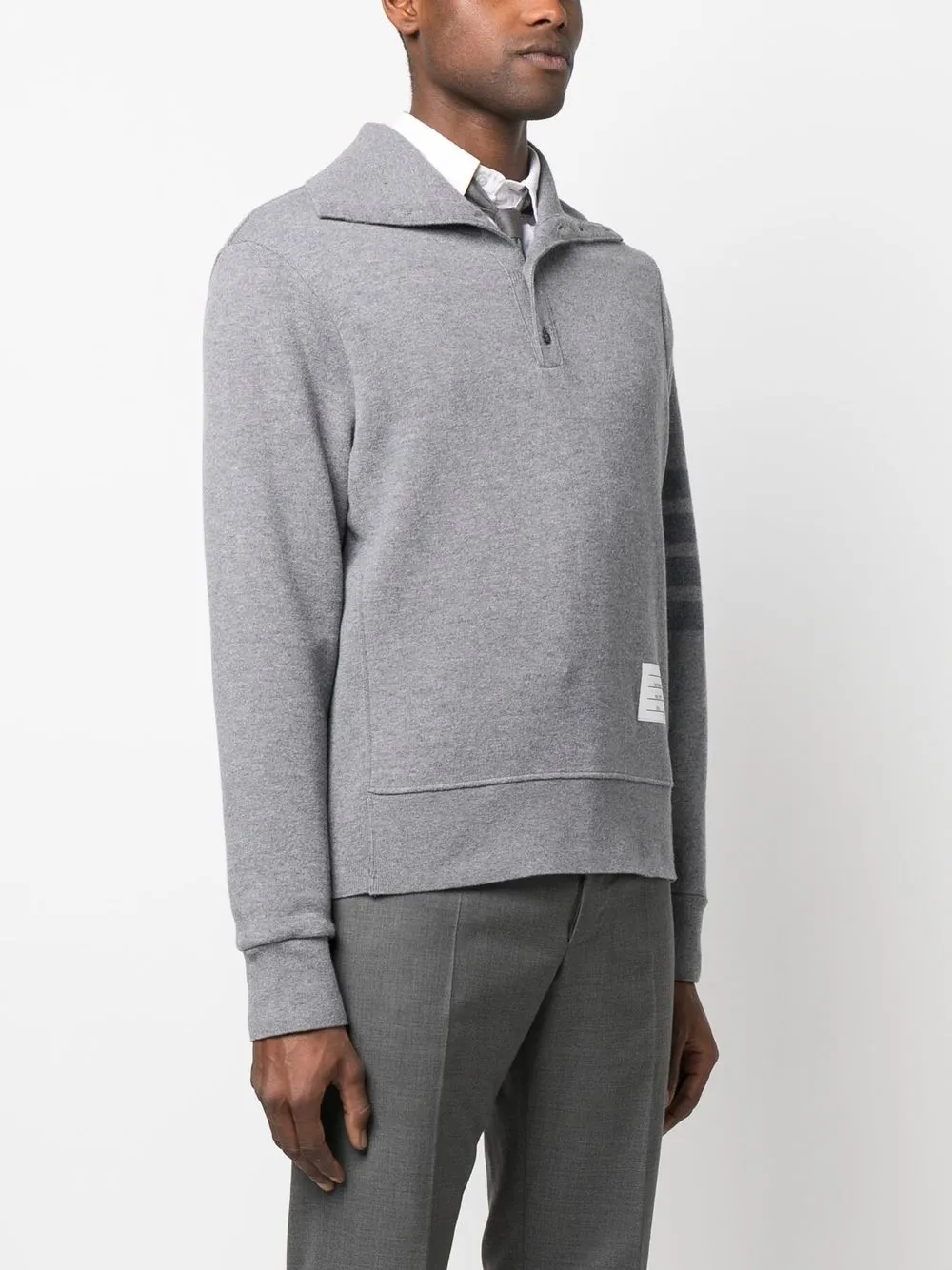 Thom Browne stripe-detail knit jumper | Sweatshirts & Knitwear | Image 3