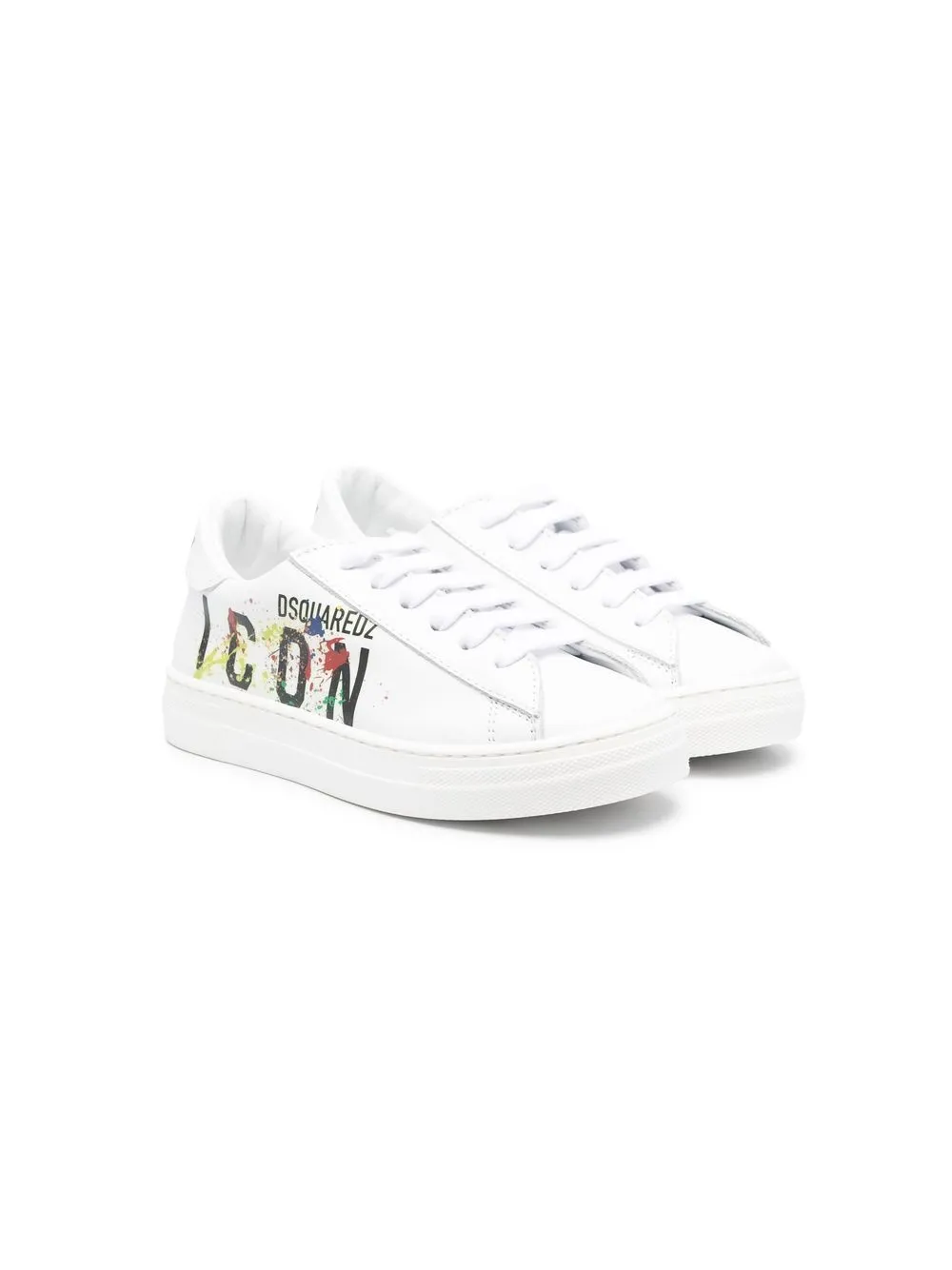 

Dsquared2 Kids tenis bajos Icon - Blanco