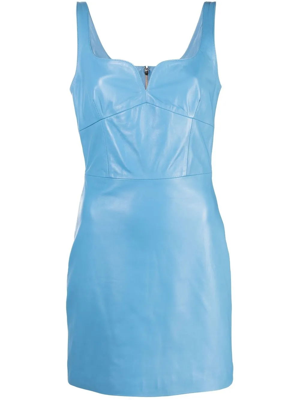 

Manokhi sweetheart-neck mini dress - Blue