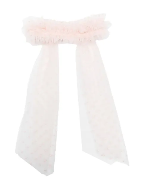 Lapin House ruched-tulle hairband