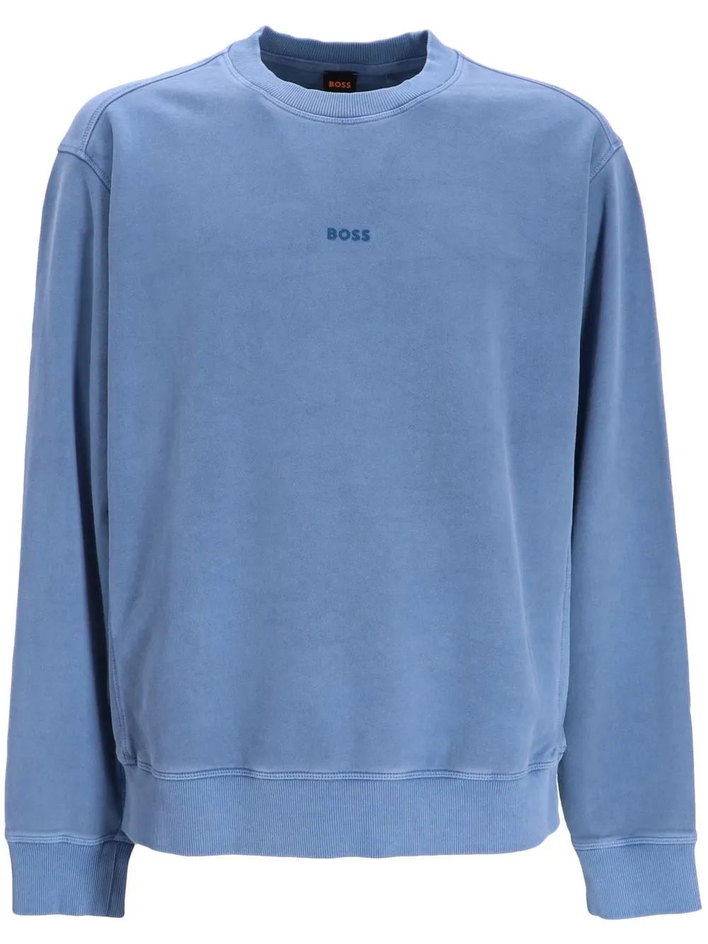 

BOSS embroidered-logo sweatshirt - Blue