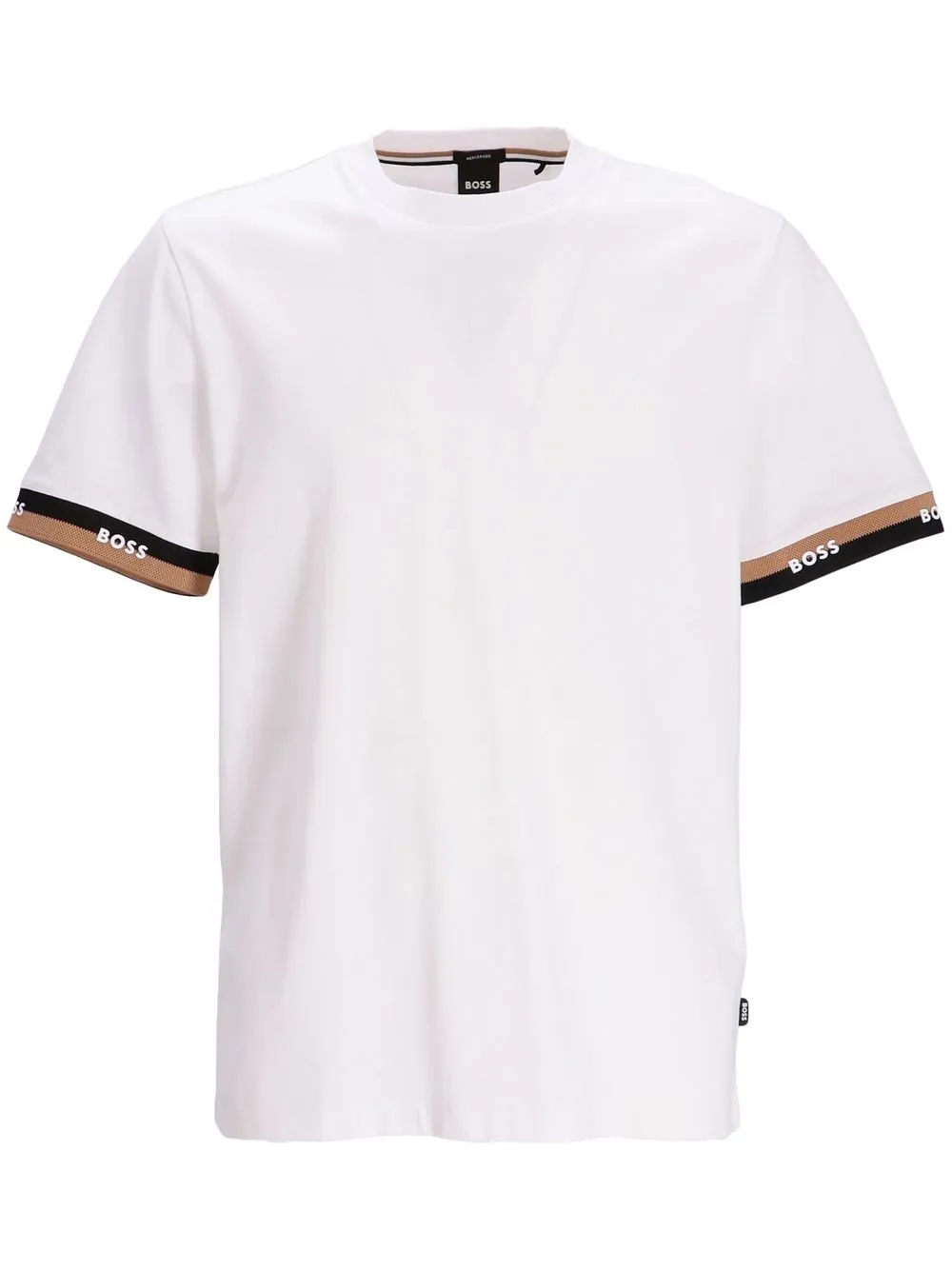 

BOSS playera con logo estampado - Blanco