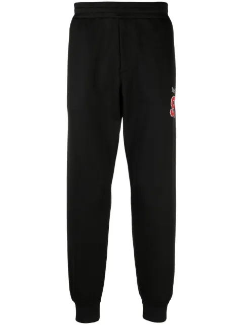 Alexander McQueen logo-print track pants