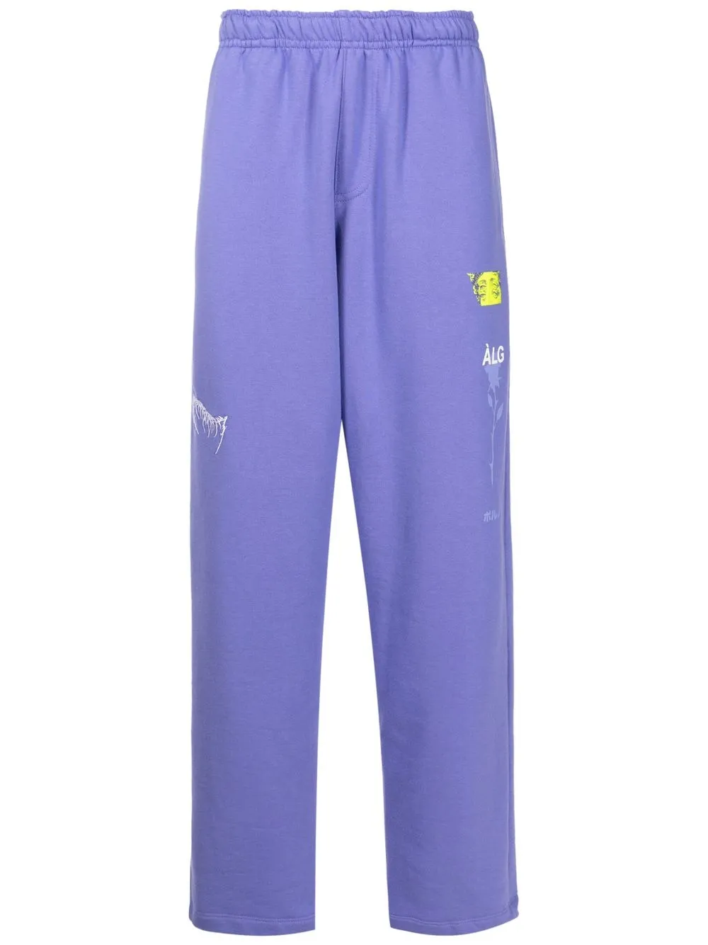 Àlg Calça esportiva com estampa gráfica | Roxo | Image 1