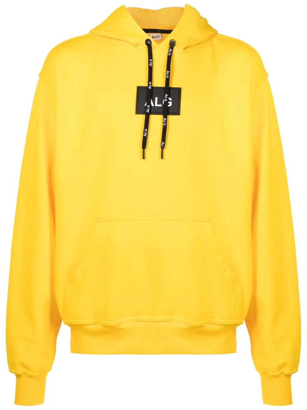 Àlg Moletom de capuz com logo | Amarelo | Image 1