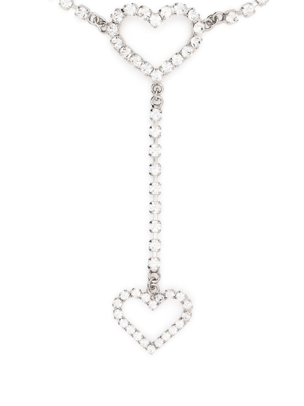 crystal heart choker