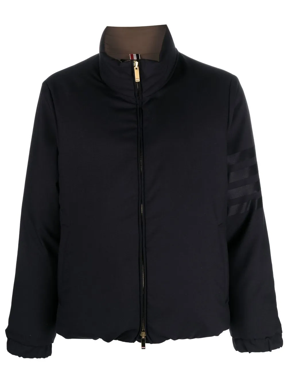 Thom Browne Reversible Down-feather Puffer Jacket In Blue