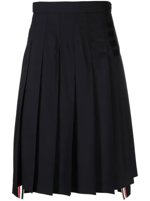 Thom Browne mid-length pleated skirt