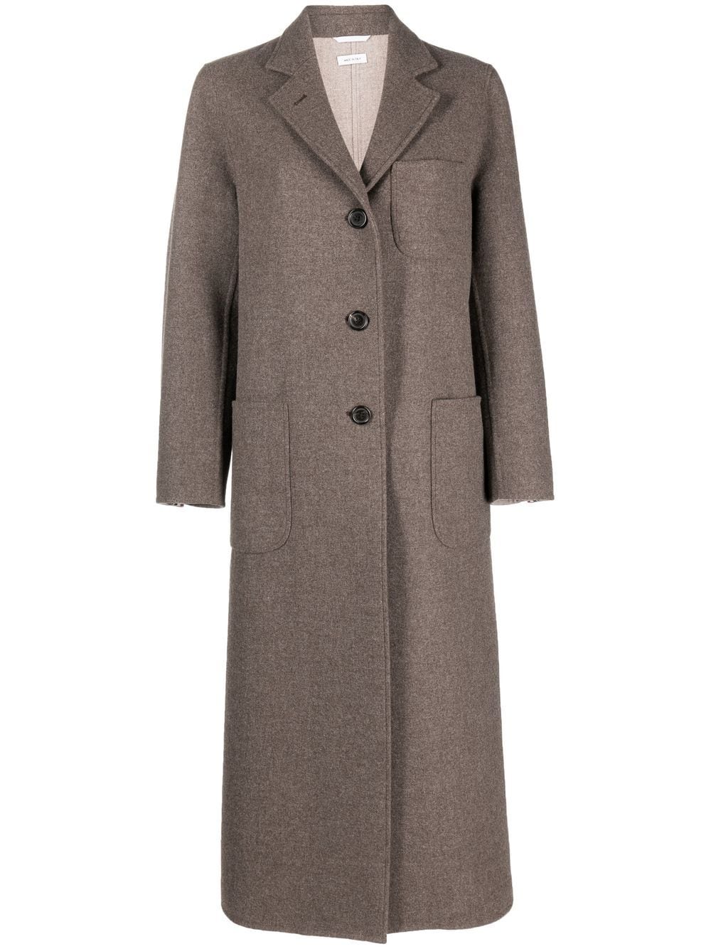 Thom Browne Single-breasted Wool-cashmere Coat In Brown
