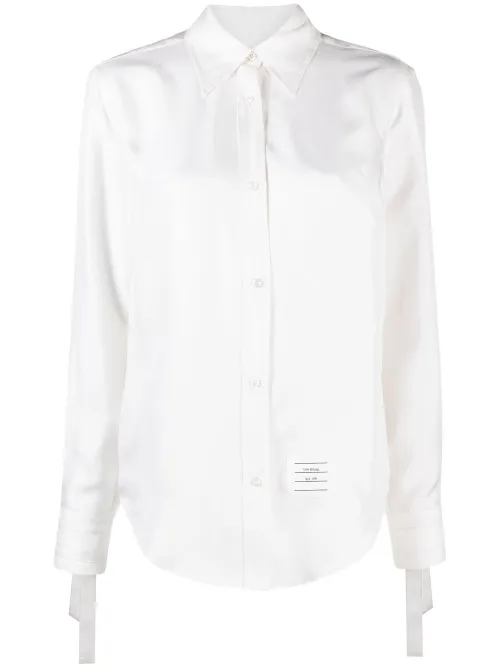 Chemise à détail de foulard - Thom Browne - Modalova