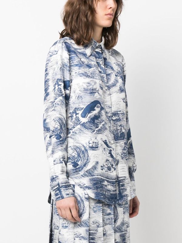 Louis Vuitton Silk Nautical Print Shirt