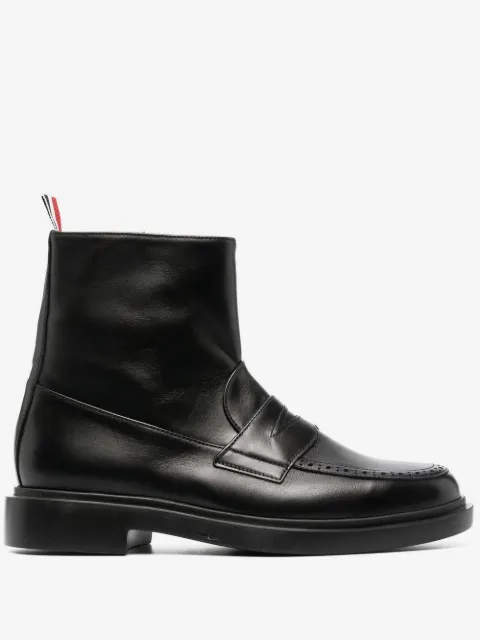 Thom Browne bottines en cuir à entaille penny