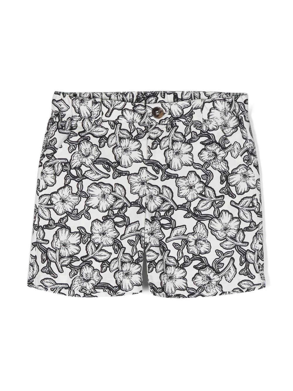 BONPOINT CLOVIS FLORAL-PRINT SHORTS