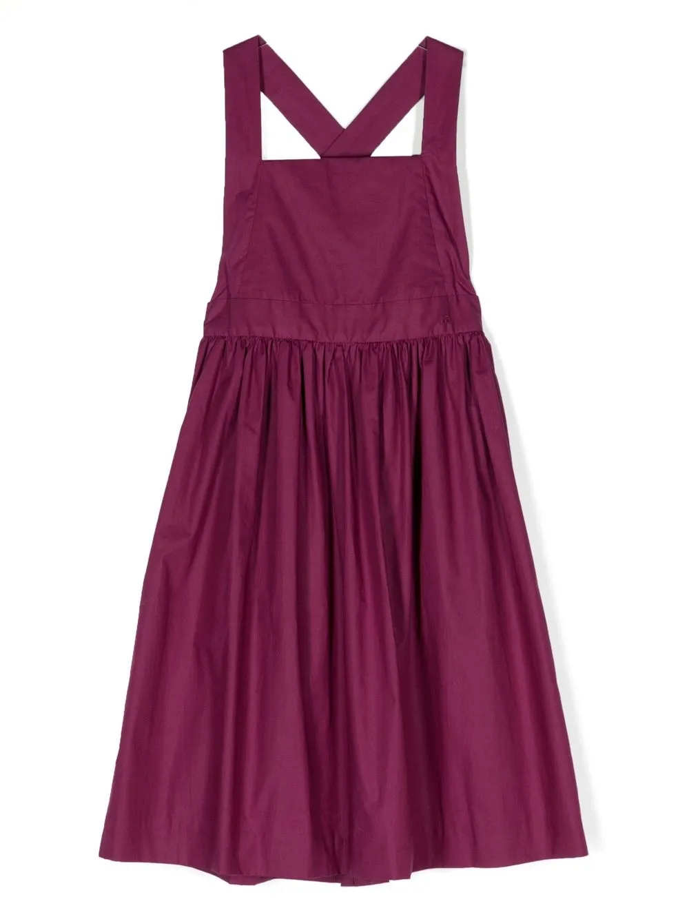 Bonpoint robe mi-longue Gladys à bretelles croisées - Violet