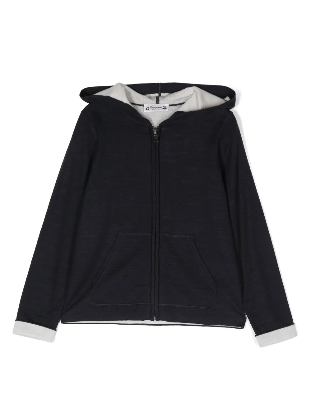 

Bonpoint hoodie con cierre - Azul