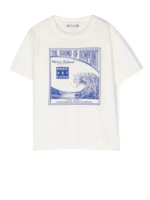 Bonpoint graphic-print crew-neck T-shirt