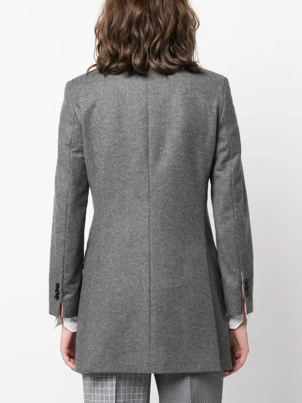 ジャケット THOM BROWNE WOMENS DOUBLE-BREASTED JACKET Thom Browne striped double-breasted jacket | REVERSIBLE